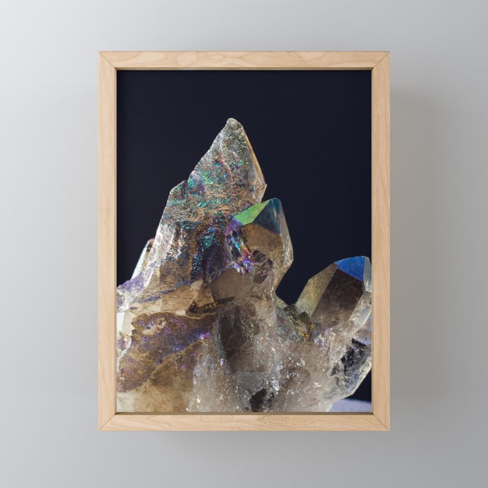 Smoky Quartz Framed Mini Art Print