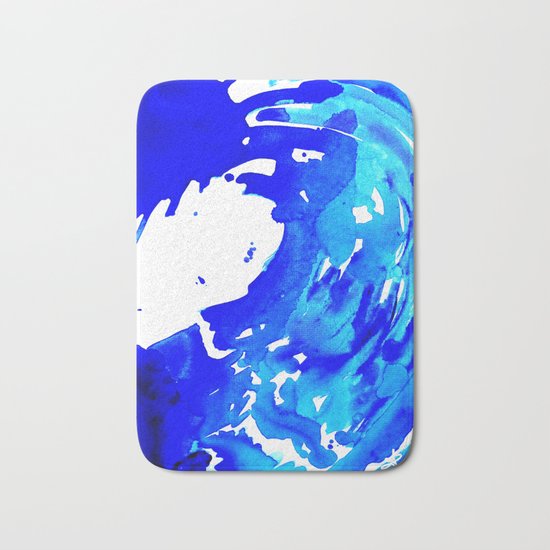 Save The Water Watercolour Bath Mat