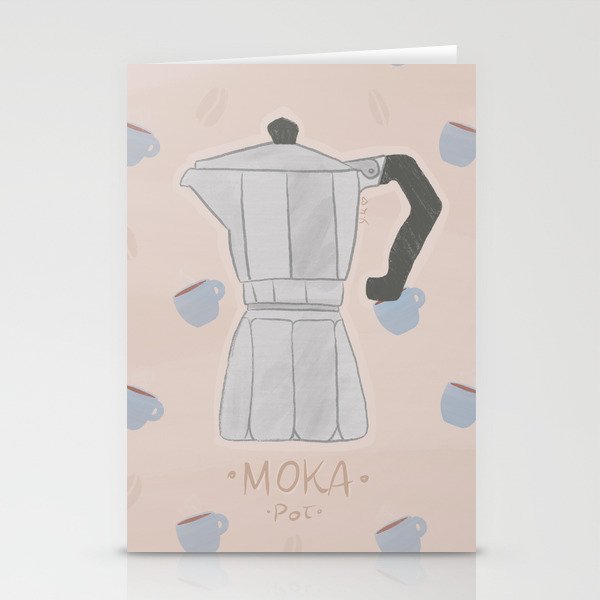 Coffee Maker Moka Pot  Stationery Cards