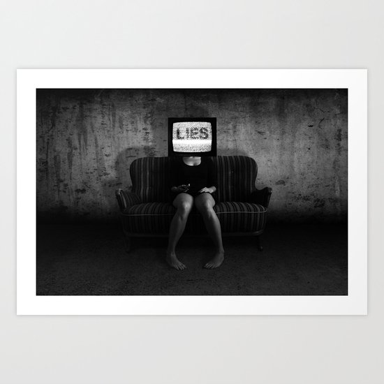 Lies Art Print