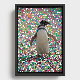 pinguino Framed Canvas