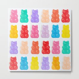 Gummy Bears Metal Print