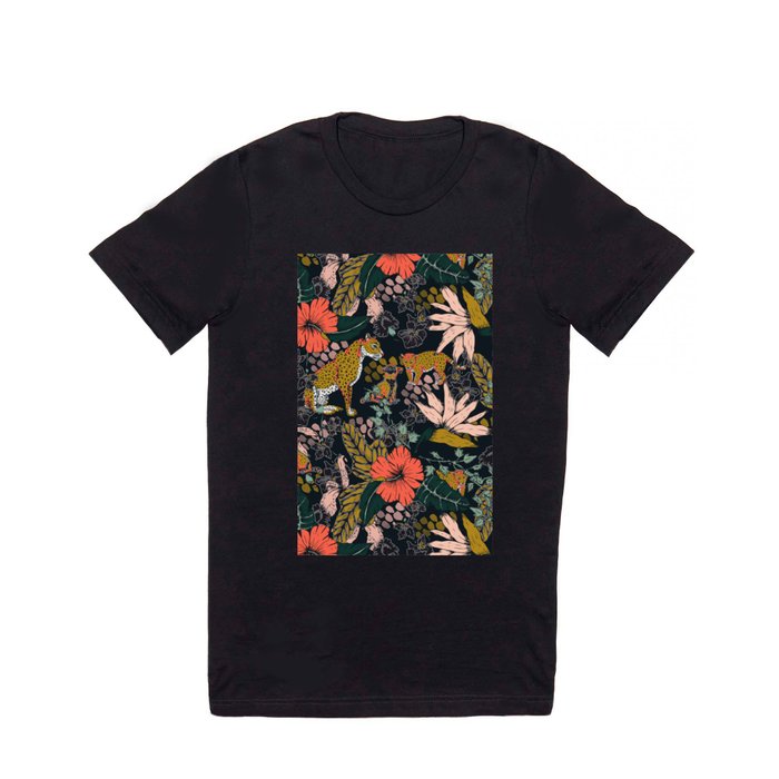 Animal print dark jungle T Shirt