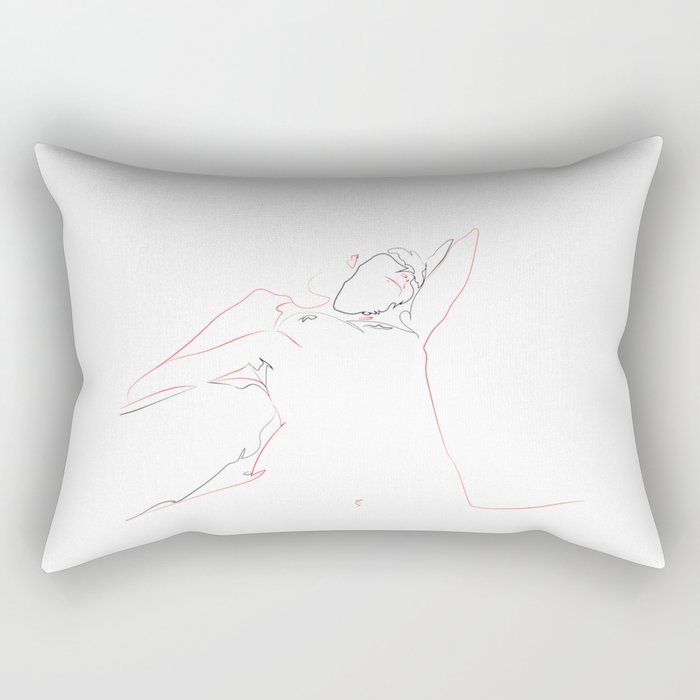 Submissive woman Rectangular Pillow