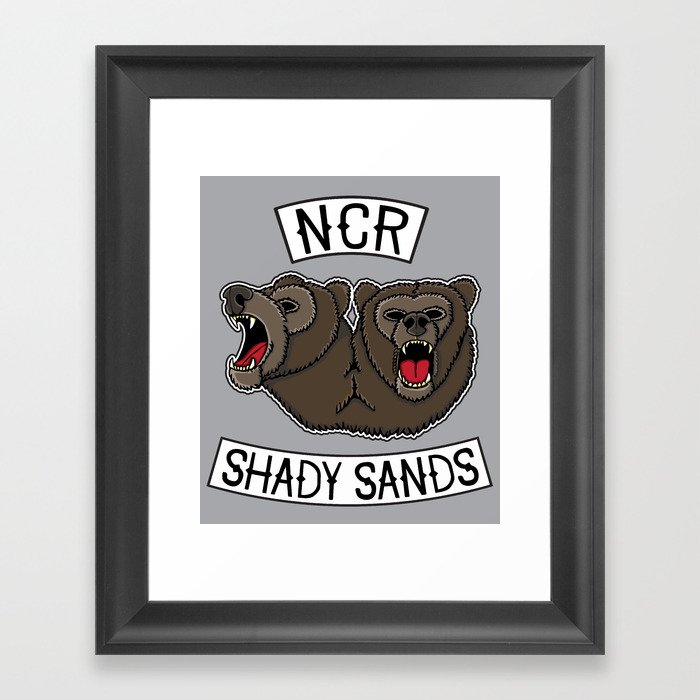NCR Bear  Framed Art Print