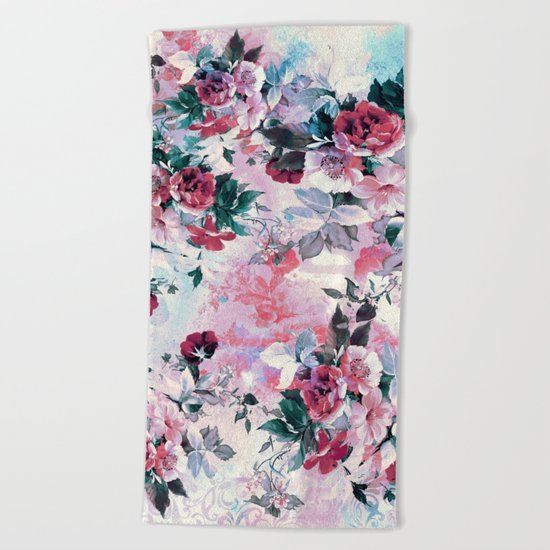 Beautiful Roses Beach Towel