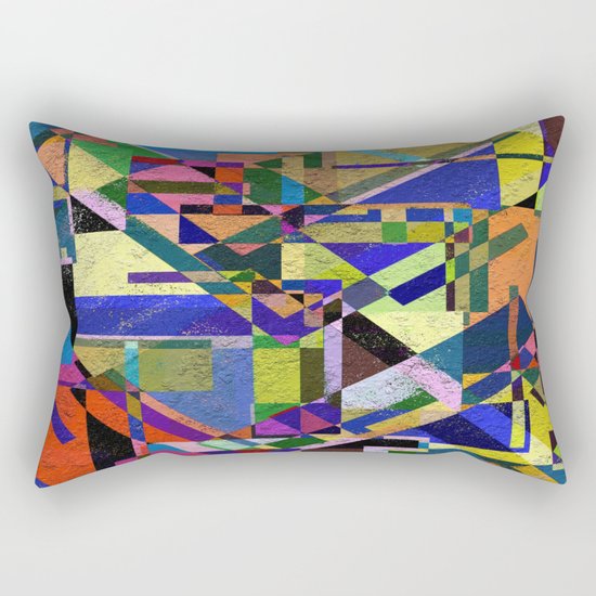 Geometric Wonder! Rectangular Pillow