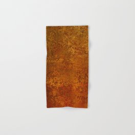Vintage Copper Rust, Minimalist Art Hand & Bath Towel