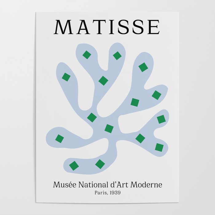 Periwinkle: Matisse Pastel Series 01 Poster