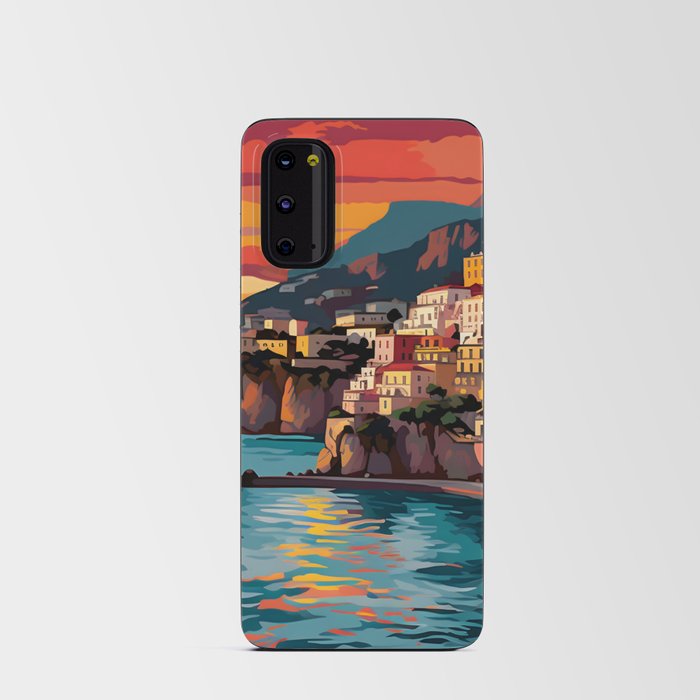 View of the Amalfi coast Italy Android Card Case