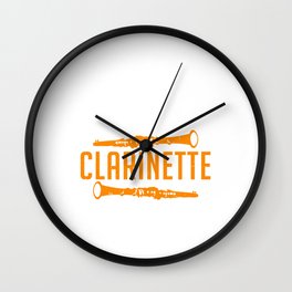 Eat Sleep Clarinet Repeat Clarinet Gift Wall Clock