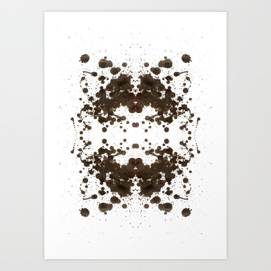Symmetria Silver Art Print