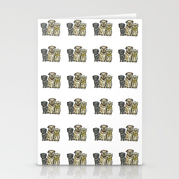 Brussels griffon Stationery Cards
