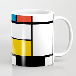 Mondrian De Stijl Modern Art Coffee Mug