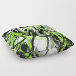 Abstract Painting 108. Contemporary Art.  Floor Pillow