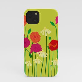 Happy Poppy Day in Yellow iPhone Case