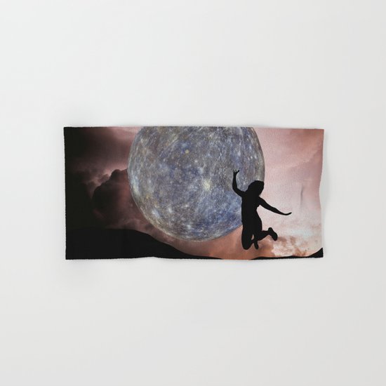 DANCING WITH THE MOON Hand & Bath Towel