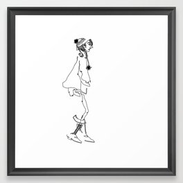 girl Framed Art Print