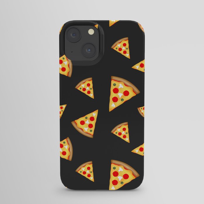 Cool and fun pizza slices pattern iPhone Case
