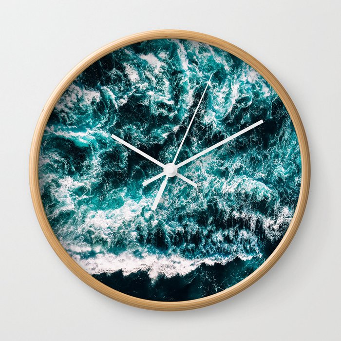 Summer Waves Wall Clock