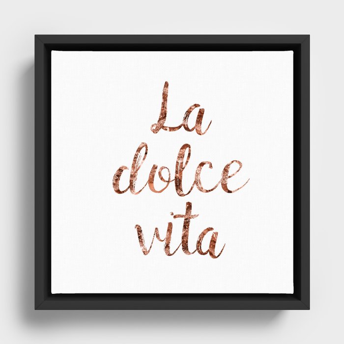 Framed Canvas