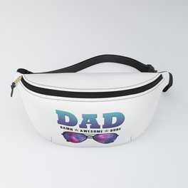 Dad damn awesome dude funny Fathersday 2022 gifts Fanny Pack