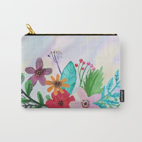 Flower bouquet watercolor #7 Carry-All Pouch