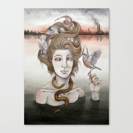The Last Gorgon Canvas Print