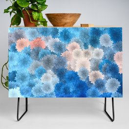 Floral Repeat Pattern 24 Credenza