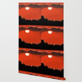 Red Sunset Wallpaper For Any Decor Style Society6