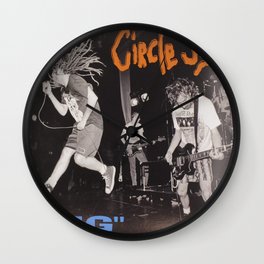 CIRCLE JERKS MIREL 3 Wall Clock | Singer, Poster, Music, Tour, Album, Band, Circlejerks, Foto, Group, Graphicdesign 