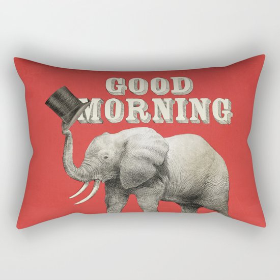 Good Morning Rectangular Pillow