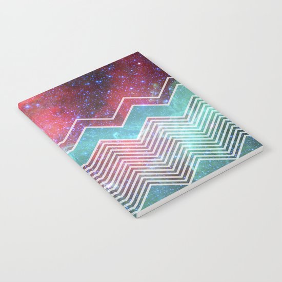 Chevron Galaxy Notebook