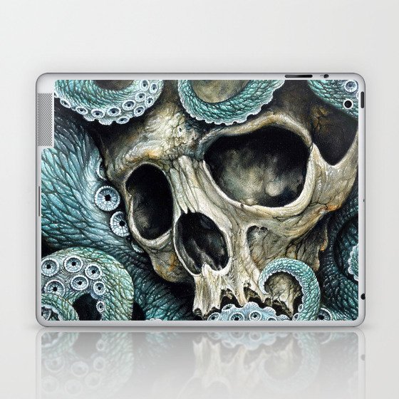 Please my love, don't die so far from the sea... Laptop & iPad Skin