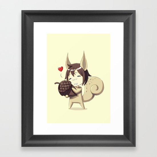 Squirrel Framed Art Print