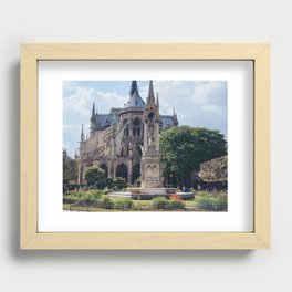 Behind Notre Dame - Pre Fire Recessed Framed Print