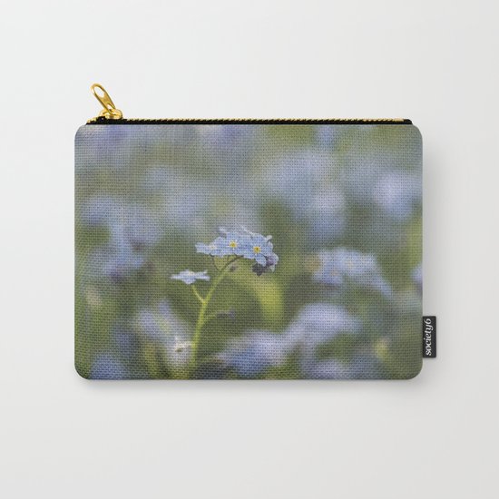 Forget-me-not meadow Spring Flower Flowers Floral on #Society6 Carry-All Pouch