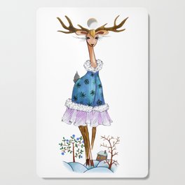 Fashion Christmas Deer 7 Cutting Board