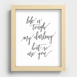 My Darling Recessed Framed Print