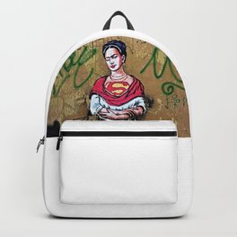 Frida Kahlo Mexican Artist Graffiti Street Art Backpack