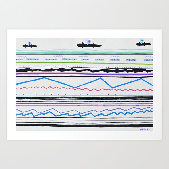 Layers and Layers of Shakespeare, & Riders, iii Art Print
