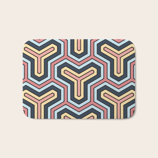 Abstract V Bath Mat
