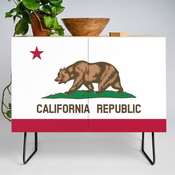 California Flag - State of California Credenza
