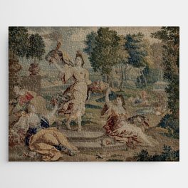 Antique 17th Century Goddess Ceres Flemish Tapestry Jigsaw Puzzle