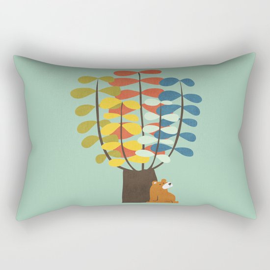 Shady Tree Rectangular Pillow