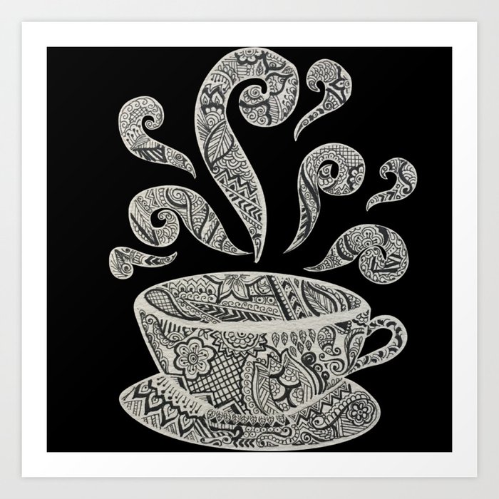 Cutting Masala Chai Kettle Tea Indian Street Food Culture Art Print by The  Aesthetic Shop