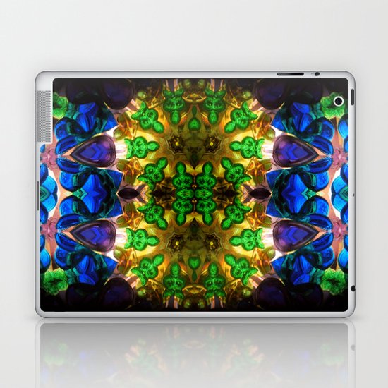 Kaleido: Blue, Green, Yellow Laptop & iPad Skin