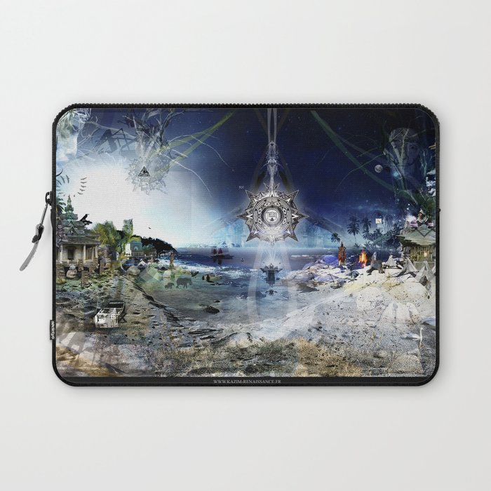 The City of Pyramids in the Night of Pan Laptop Sleeve