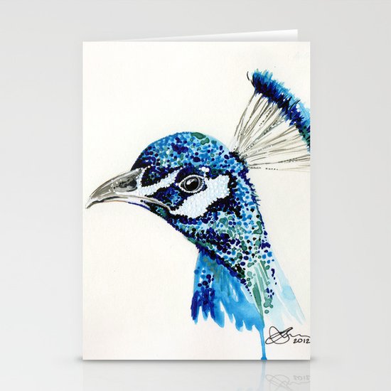 Peacock Stationery Cards