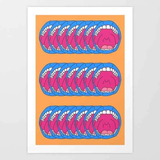 Finding A Place To Talk Art Print